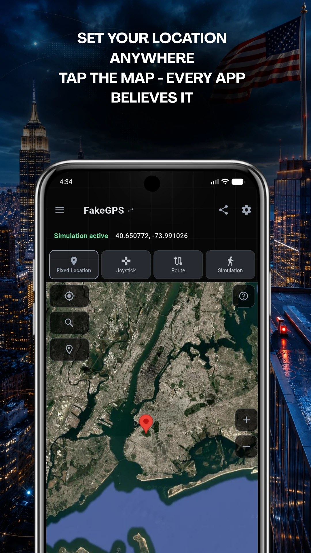 Map Tools: Fake GPS & Tracker screenshot